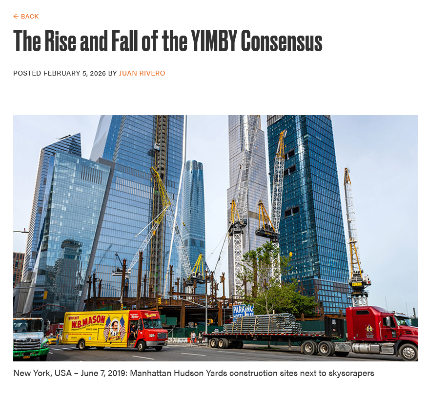Another one breaks a leg: Fall of the YIMBYs